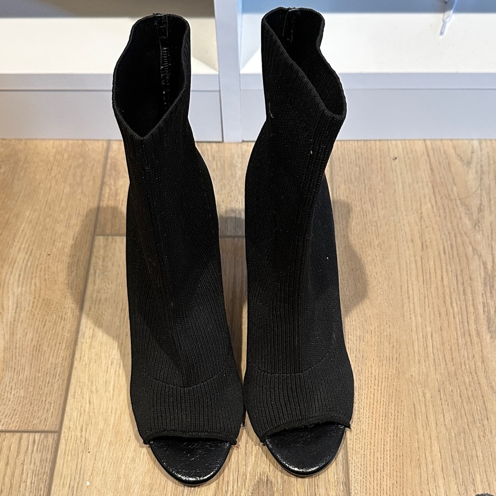 French Connection Women's Heeled peep toe boots